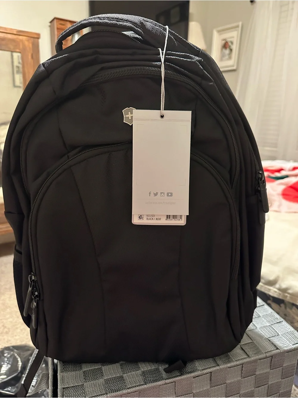 Victorinox Black Backpack Journey Passage NWT
